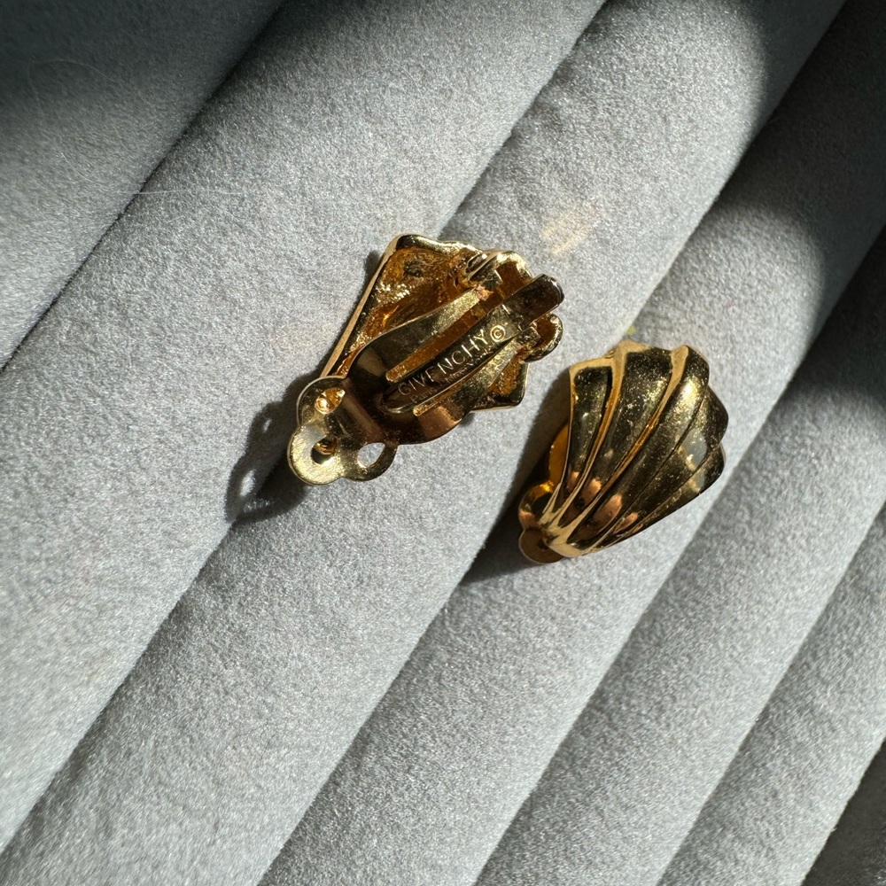 Givenchy clip on earrings